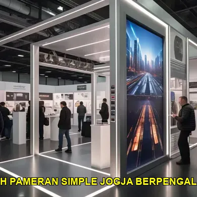 booth pameran simple jogja berpengalaman